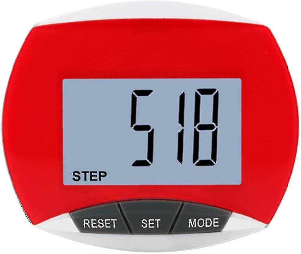 Pedometer - Easily Readable Fitness Tracker. Calorie And Activity Time. Clip-on
