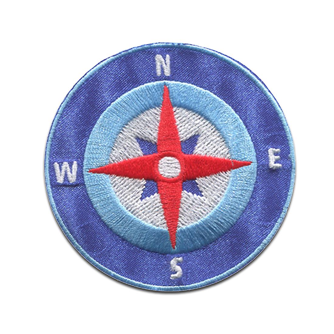 Patch - Compass North East South West Brave Coast - Iron On Patches