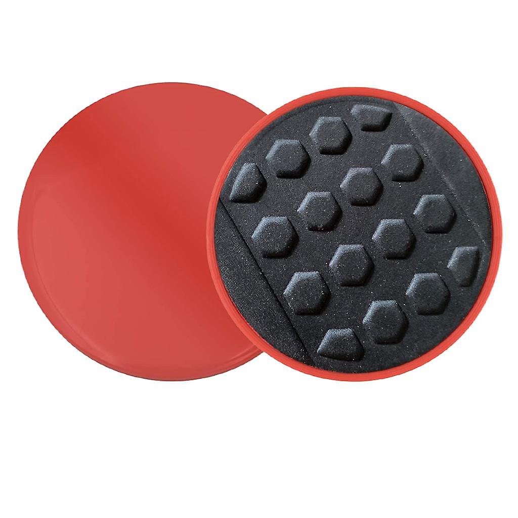 2PCS Dual Sided Gliding Discs Core Sliders Abs Exercise Cell Padding Texture