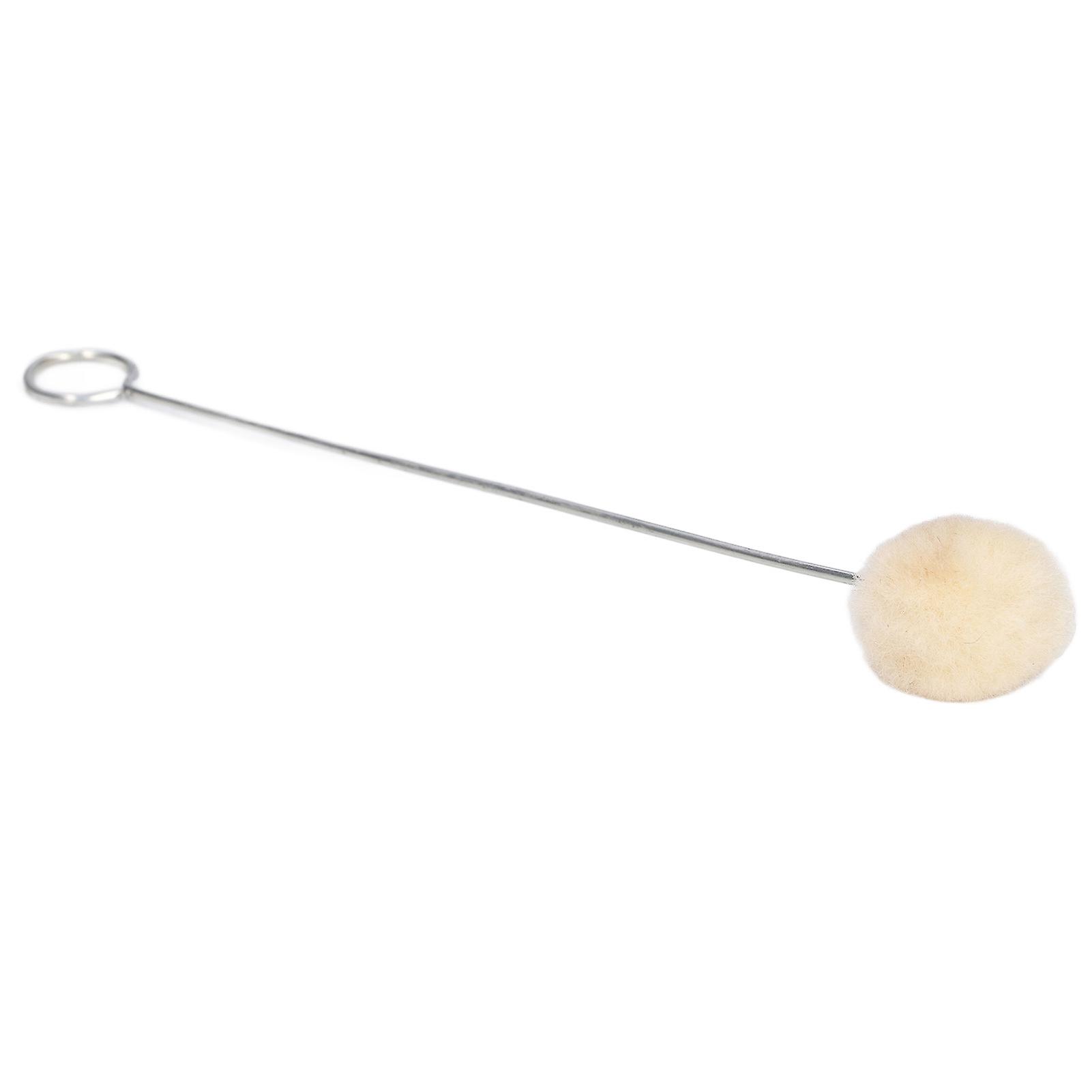 20PCS Wool Ball Brush Leather Dyeing Polishing Tool with Metal Handle for DIY Crafts Projects