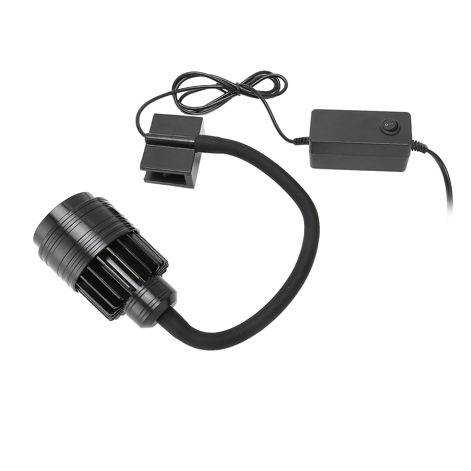 LED Aquarium Spotlight Heat Dissipation Rotation Adjustment 3 Colors Adjustable Focal Length Fish Tank LED Zoom Lights EU Plug 220V
