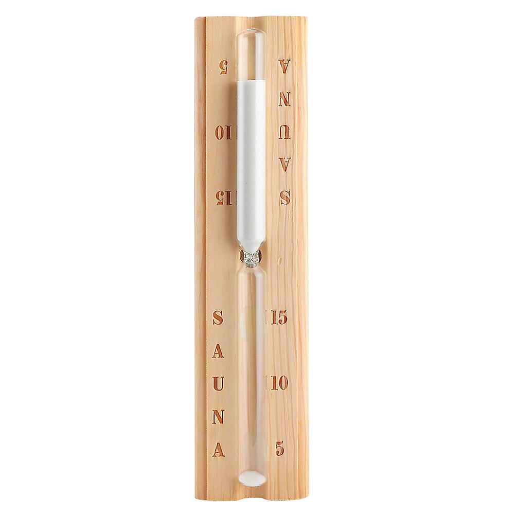 Wooden Sauna Hourglass, 15 Minute Timer, Countdown, Sauna and Spa Accessory