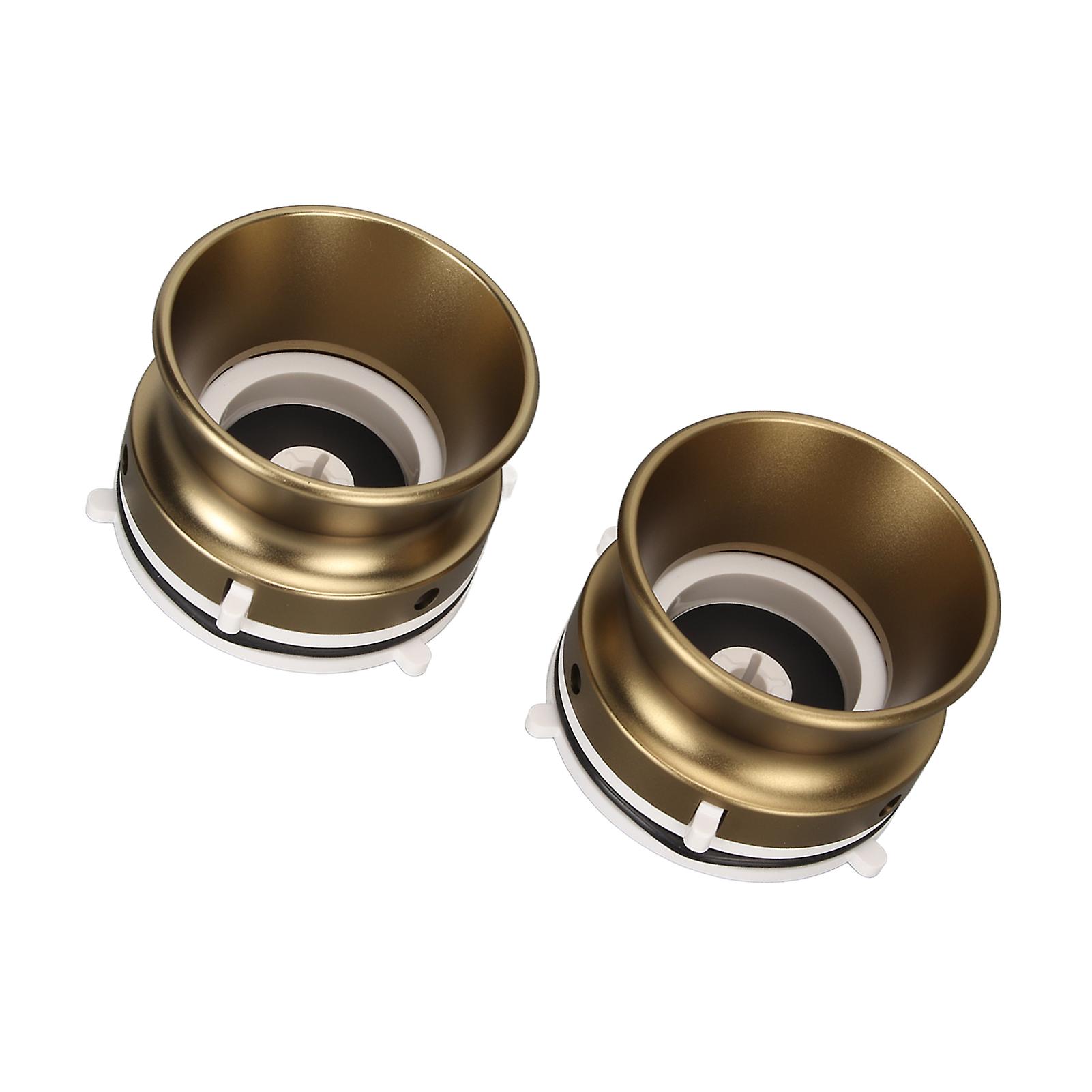 1 Pair for Studer ReVox NAB Hub Adapters 10 Inch Opener Polishing Aluminum Alloy Universal Loading Device for Akai Bronze