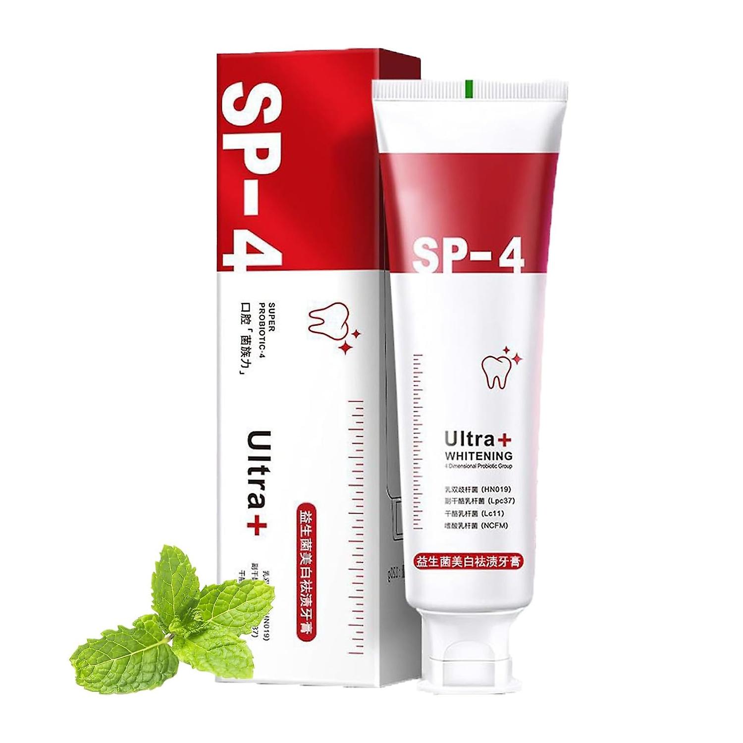 Sp-4 Ultra Whitening Toothpaste,Probiotic Rapid Whitening Toothpaste, Fresh Breath Toothpaste,Promot