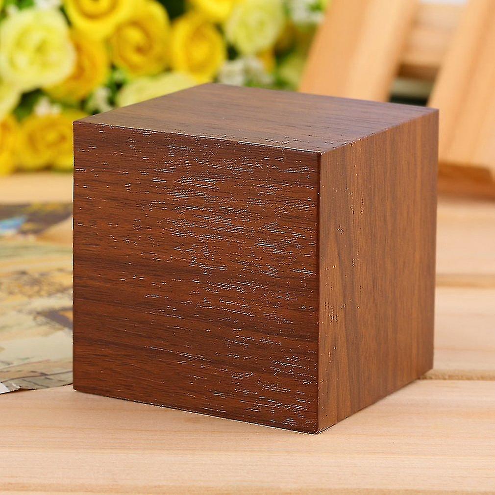 Modern Trä Digital Led Desk Väckarklocka Timer Kalender