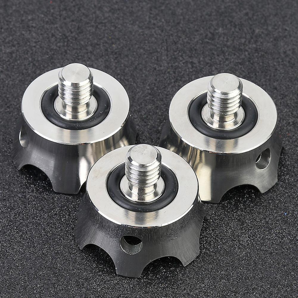 3 Pcs Stainless Steel 3/8 Inch Interface Non slip Camera Tripod Spike for Manfrotto Gitzo