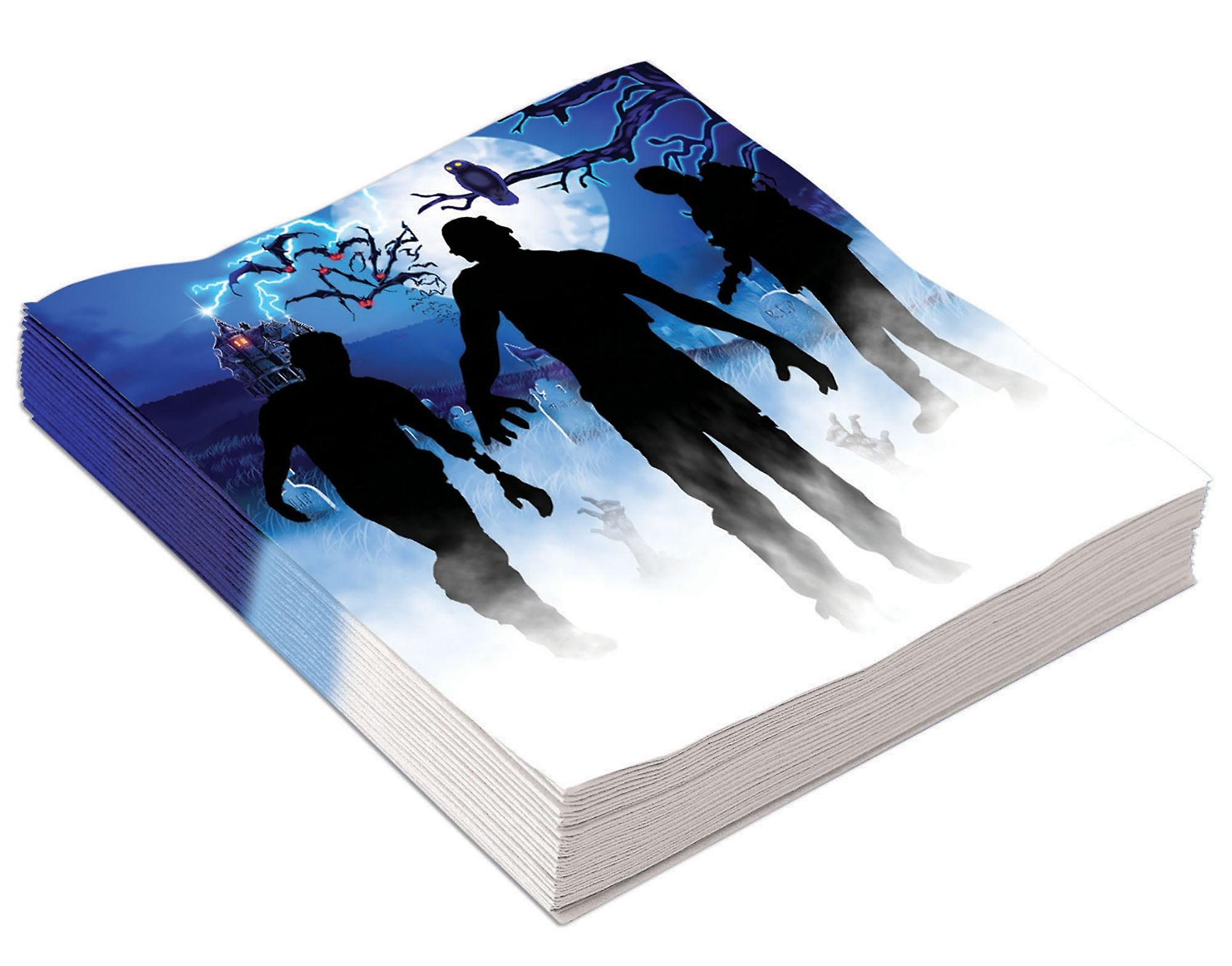 Zombie Large Napkin 16pc Party Goods X79139
