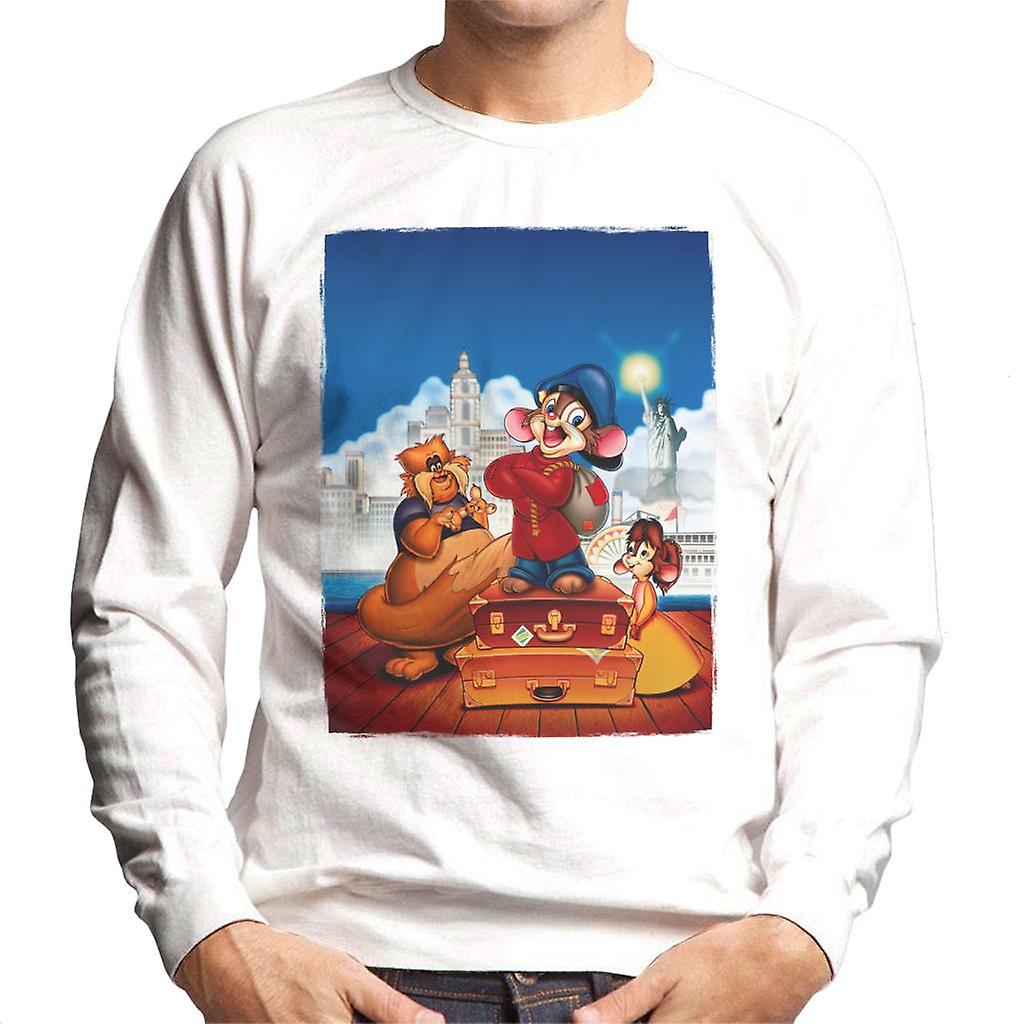 An American Tail Fievel Tanya And Tiger Men's Sweatshirt