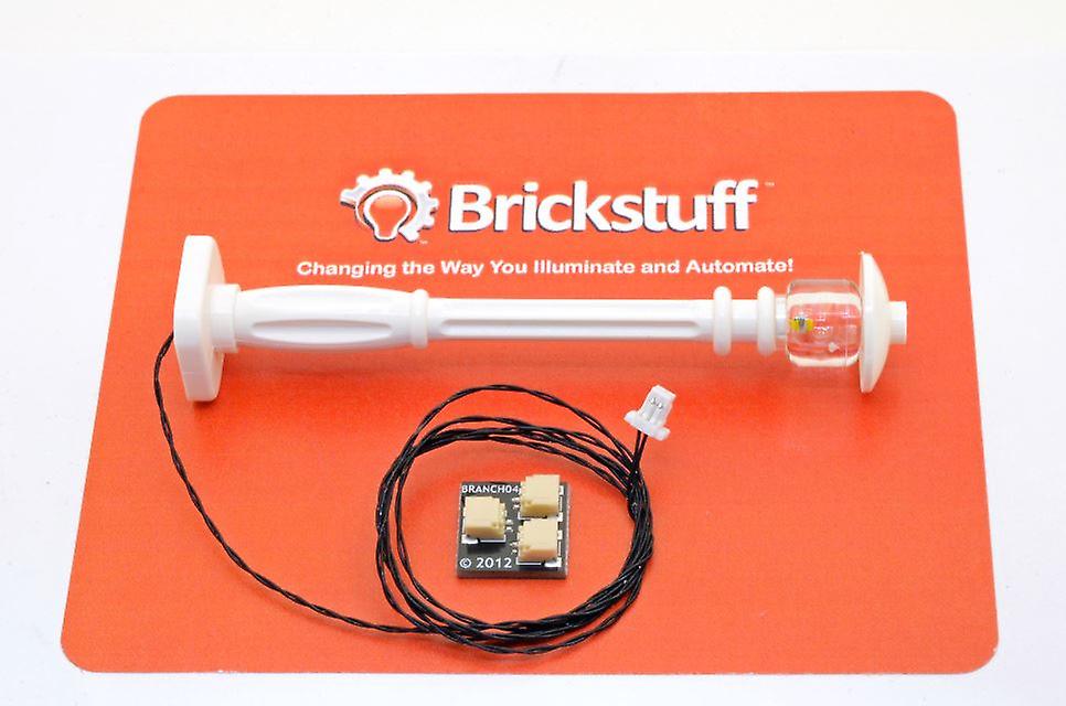 Brickstuff Lamp Post with Warm White Pico LED - LEAF01-SLAMPW