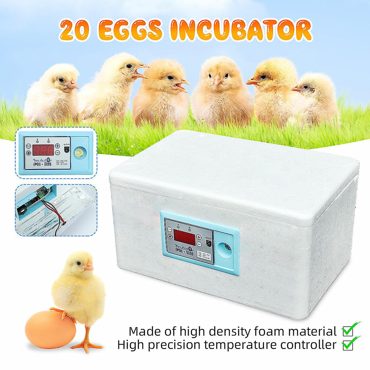 20 Egg Automatic Digital Incubator Chicken Poultry Hatcher Temperature Control