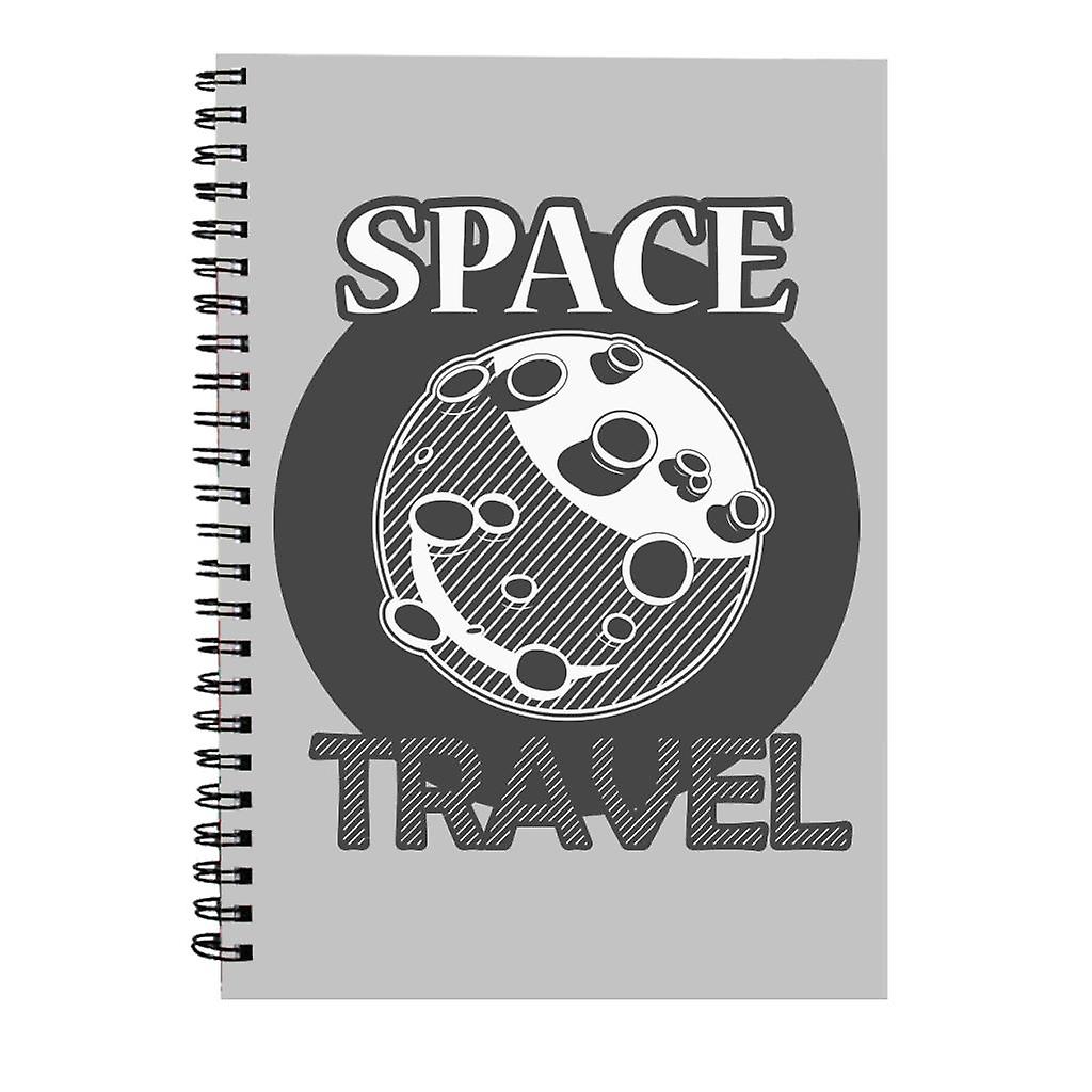NASA Space Travel To The Moon Spiral Notebook