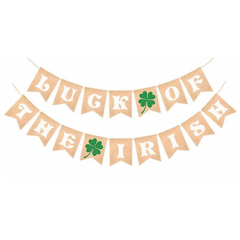 1pcs Shamrock Clover Banner