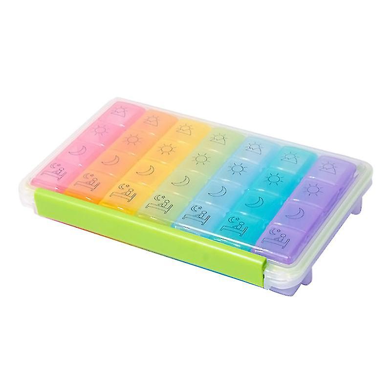 1pcs 7 Day Pill Box Organizer