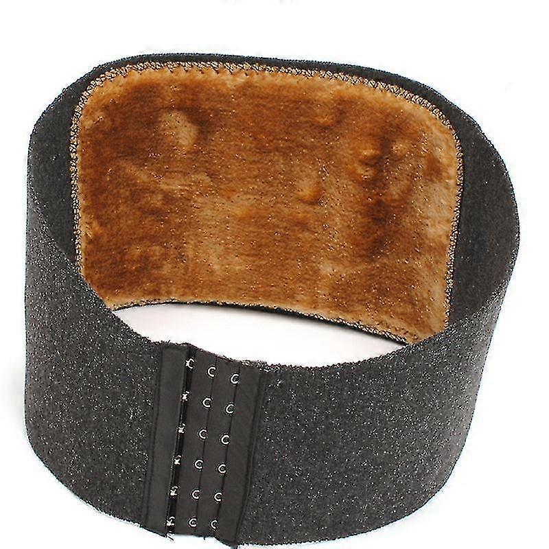 Dospělý Unisex Zimní zahuštění Plyšový bederní opěrný pás Pas Teplejší Teplý Měkký Prémiový Útulný ledvinový pojivo Zadní Ortéza Žaludek Zábal Břišní Protec