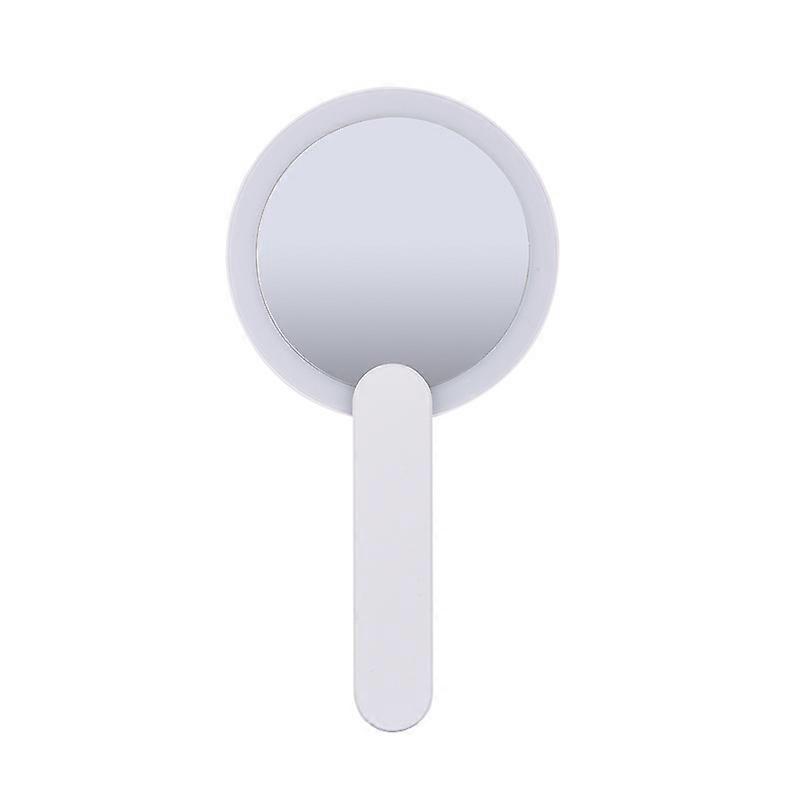 LED makeup mirror, battery, 360  rotatable handle, white