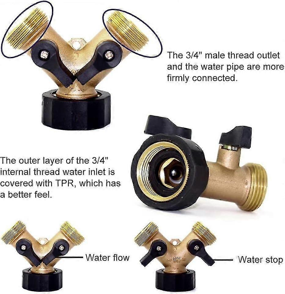 Dual Hose Connectors, 3/4