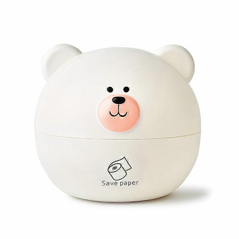 Adorable Cartoon Bear Shaped Tissue Box - Multi-Functional Waterproof Storage Holder for Bathroom and Living Room - Decorative Home Accessory with Org
