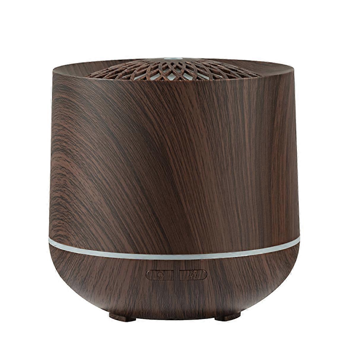 Wood grain round barrel aromatherapy machine humidifier