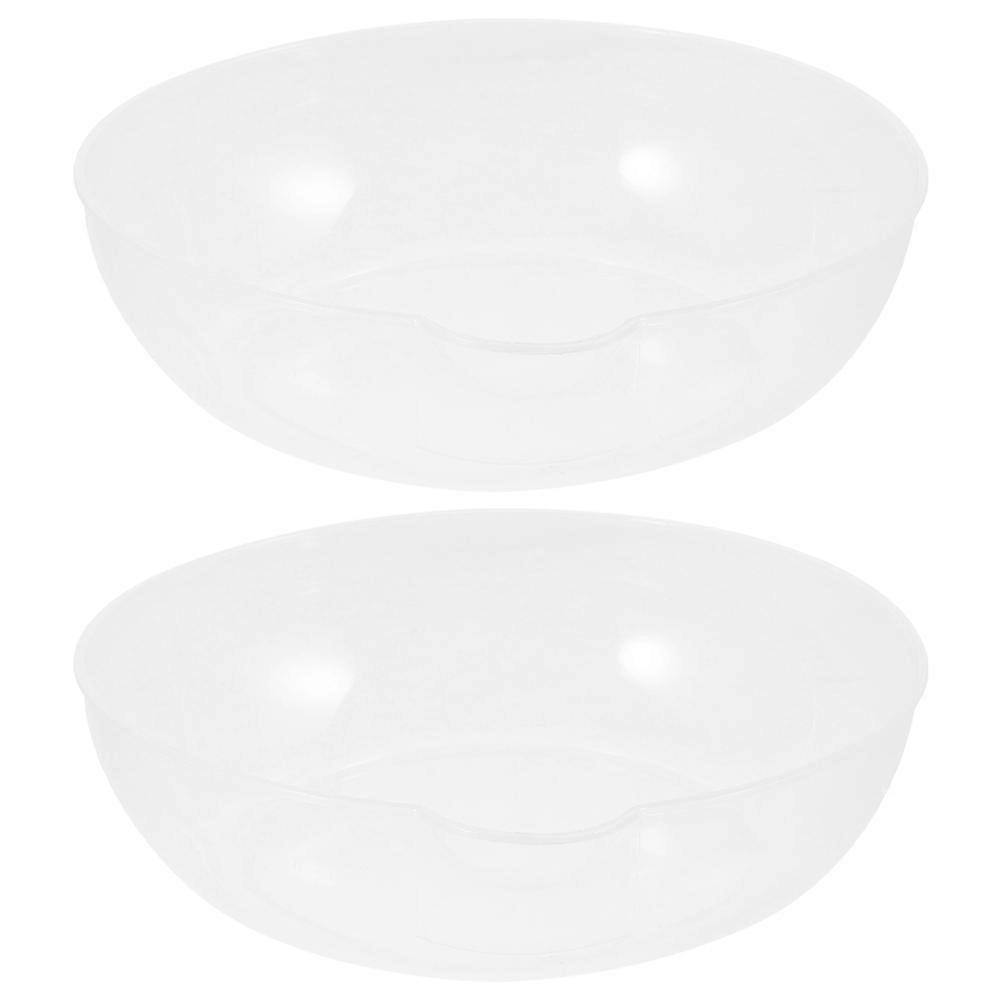 2pcs Daily Use Scale Tray Food Scale Round Pan Convenient Weight Scale Tray