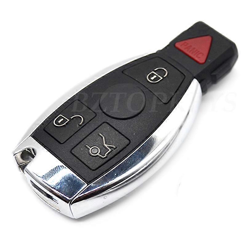 Smart car key blank Shell replace 3button double battery for Mercedes Benz A C E  S CL GL SL CLK SLK  remote key Case