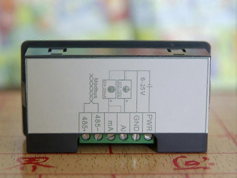 Analog Transmitter Signal Indicator 0-10v 0-20ma 2-10v 4-20ma Sensor Signal Display Meter Process Panel Meter Relay Rs485 Port