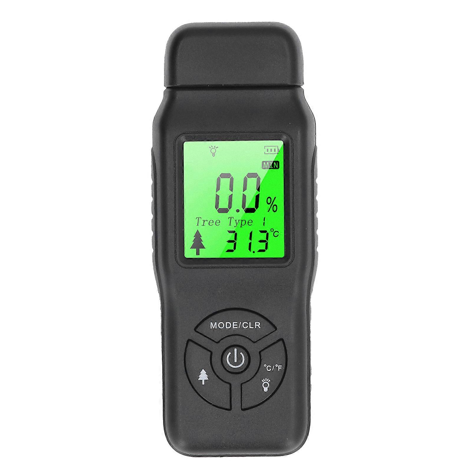 Wood Moisture Meter Large LCD Easy Operation ATC Function Wide Application Stable Accurate Durable Water Leaking Detector
