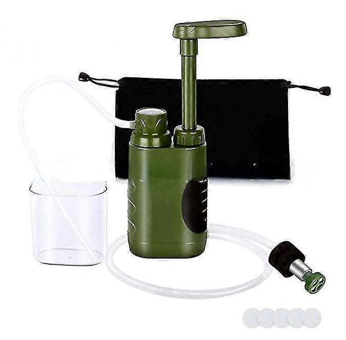 3000l Purificatore d'acqua Pompa Sistema di filtrazione dell'acqua con vescica 0,01 micron filtro per escursioni in campeggio all'aperto
