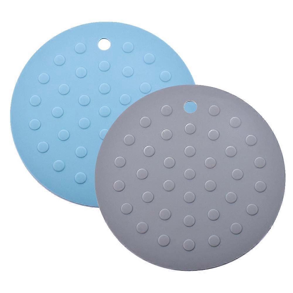 2 Pcs Pet Food Mat for Dog and Cat Placemat, Mat for Prevent Food and Water Overflow
