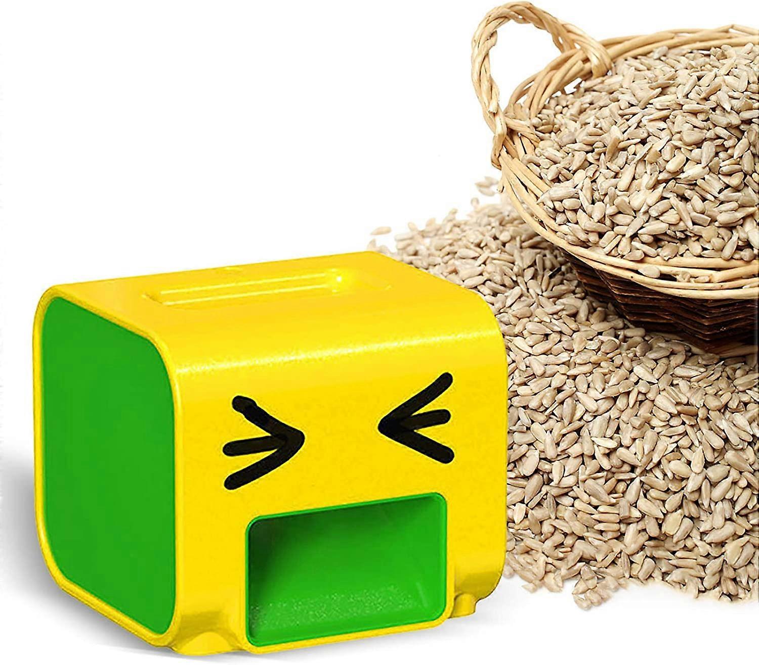 Automatic Sunflower Seed Peeling Machine - Electric Melon Seed Peeler - Yellow