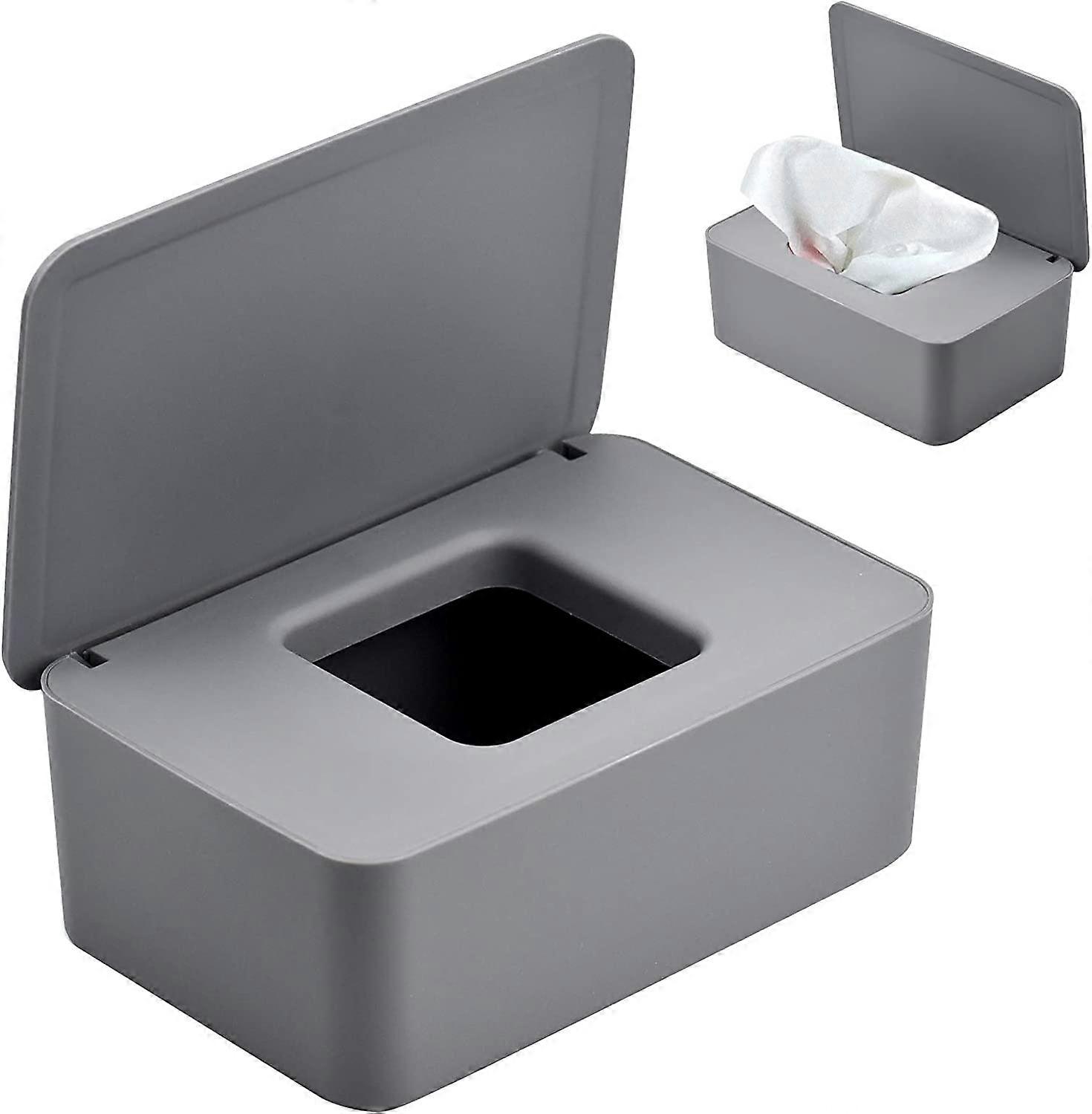 Wet Wipes Dispenser Box, Baby Wipes Dispenser Toilet Wipes Dispenser Box Dry Tissue Boxwhite)