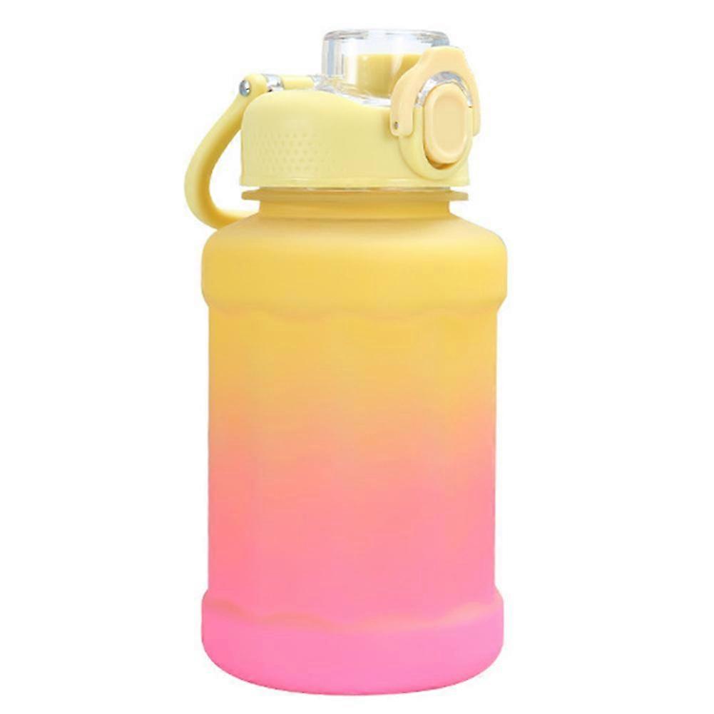 Gradient Color 850ml Sports Cup With Straw Portable Large Sports Cup For Camping Picnic