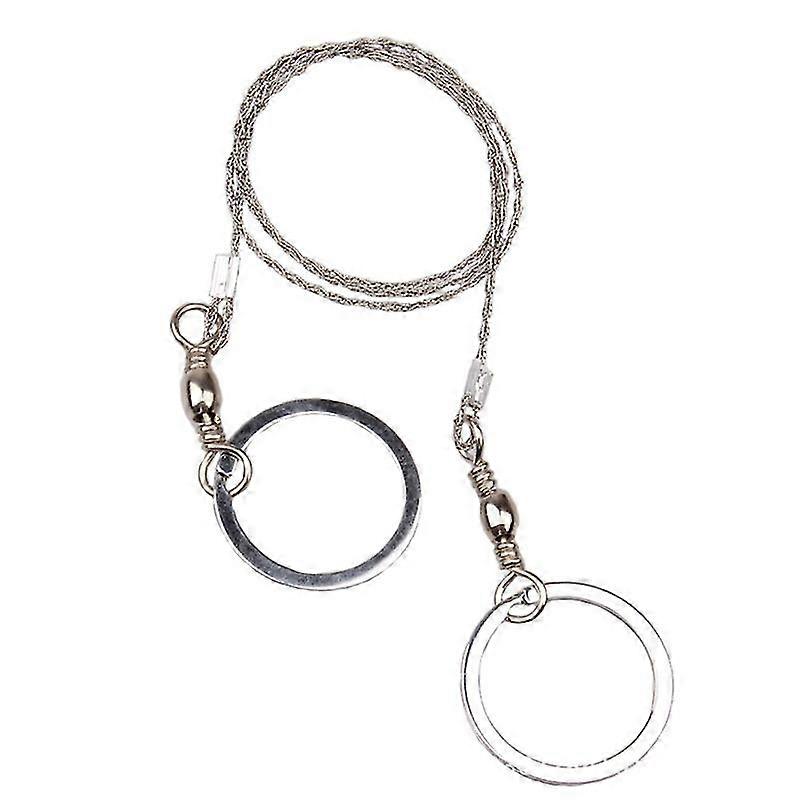 Kamp, Yürüyüş, Avcılık ve Acil Durumlar İçin 55cm Paslanmaz Çelik Tel Testere