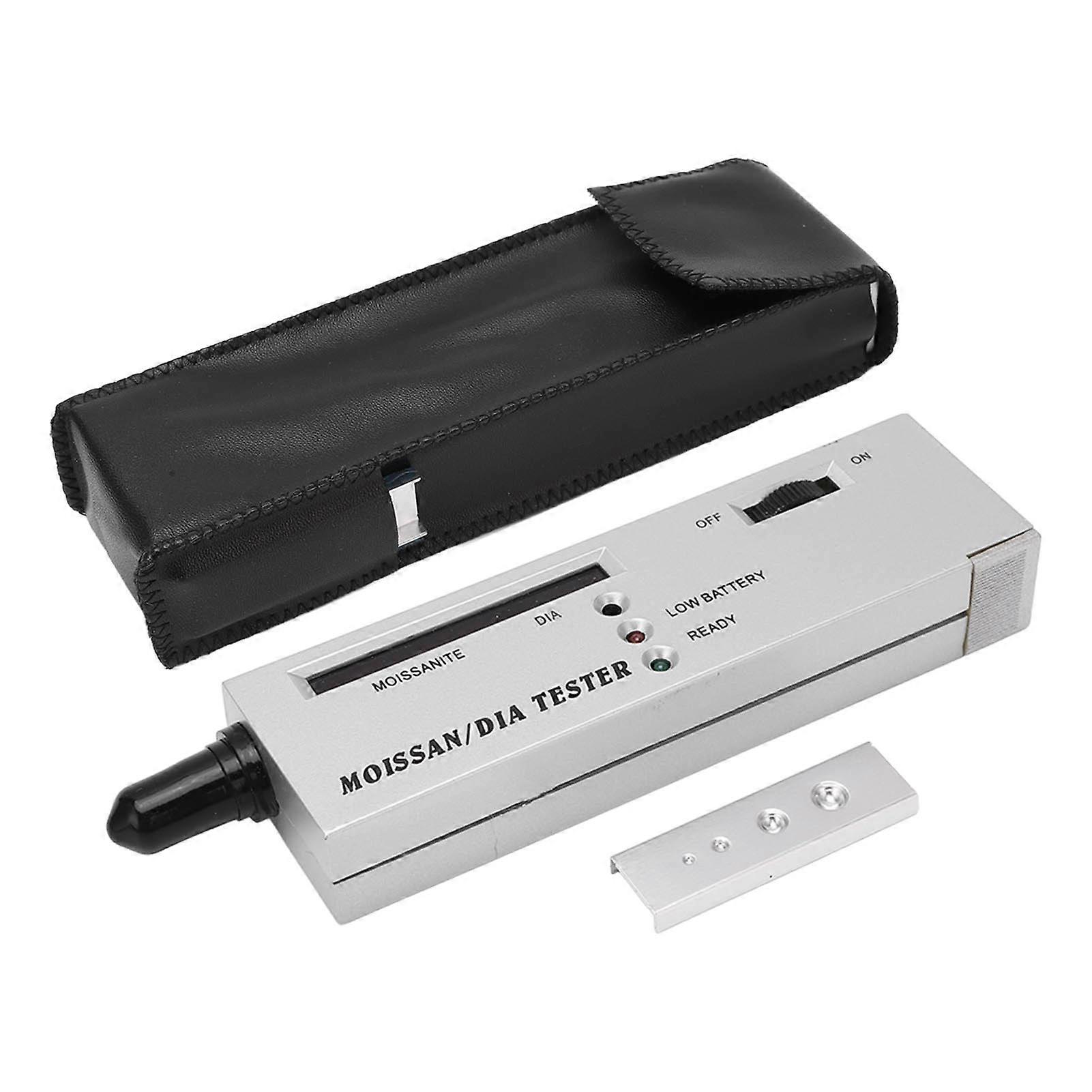 LCD Display Diamond Tester Moissanite Hardness Detector Jeweler Testing Tool with LED Indicator