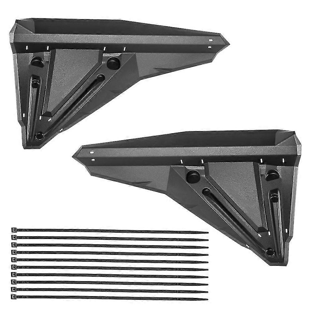 2pcs Rear Wheel Inner Fender Mudguard Extension Splash Guard Pillion