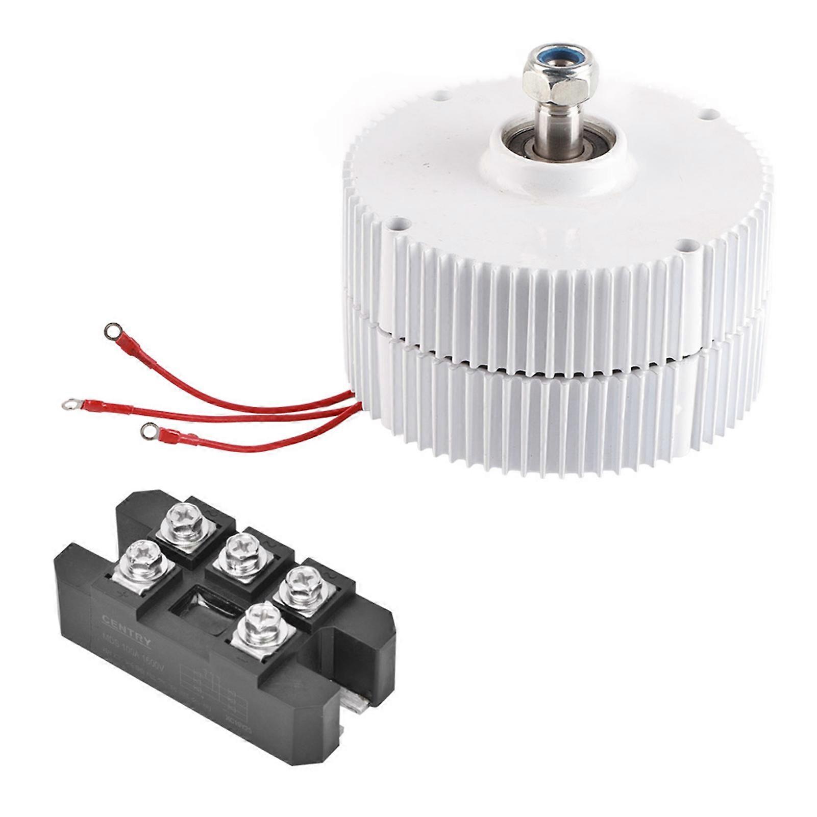 24V 400W Wind Turbine Permanent Magnet Generator 3 Phase Synchronous Alternator NE400(Generator Rectifier ) NO.1206