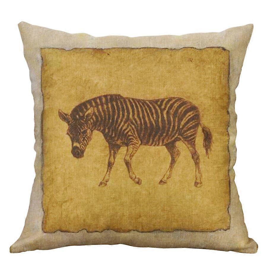 ヴィンテージ犬プリント枕カバークッションカバーソファ家の装飾コットンリネンデザイン1002jpjcjh