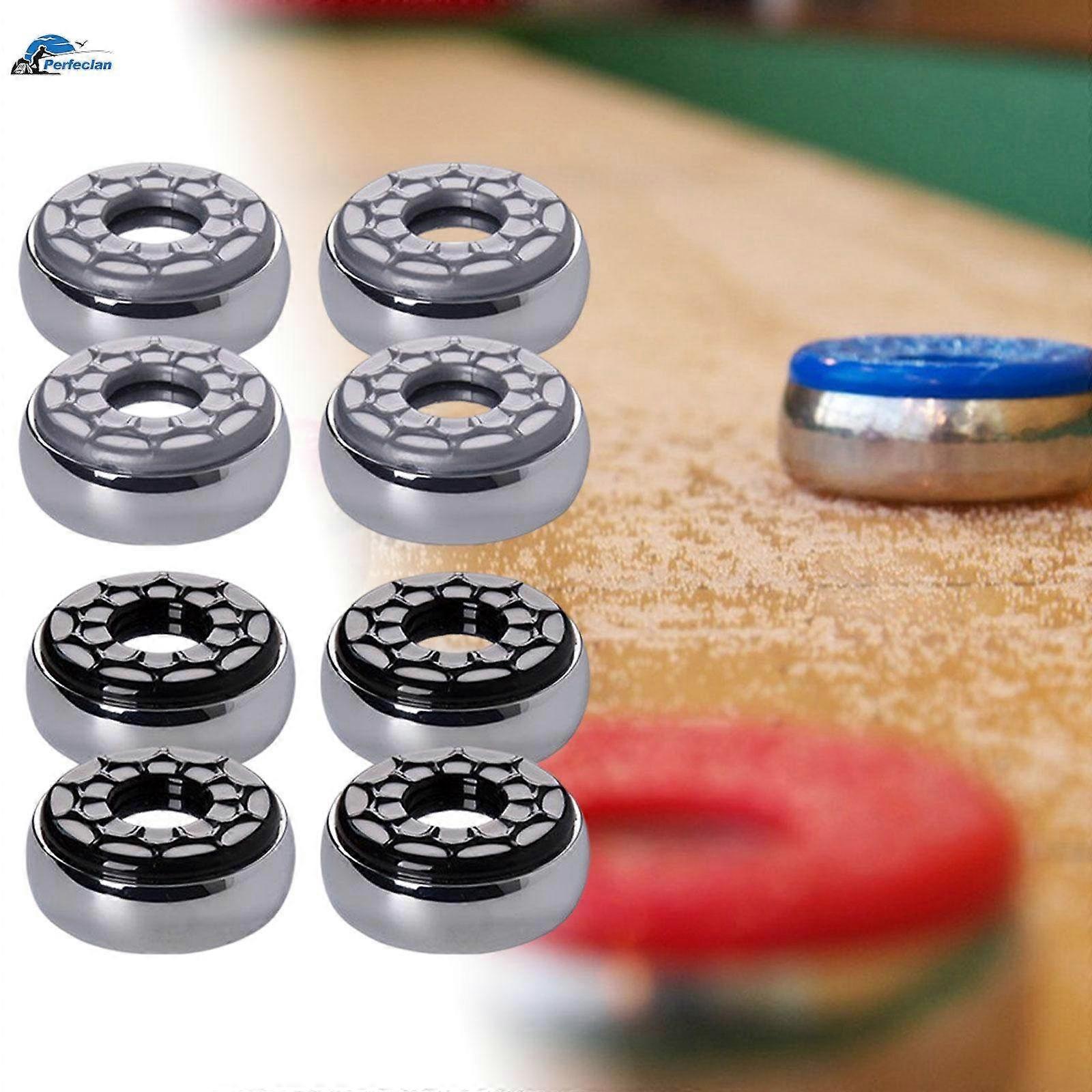 8Pcs φορητό Shuffleboard Pucks αντικαταστάσεις για τα παιδιά Πολλαπλά παιχνίδια Shuffleboard