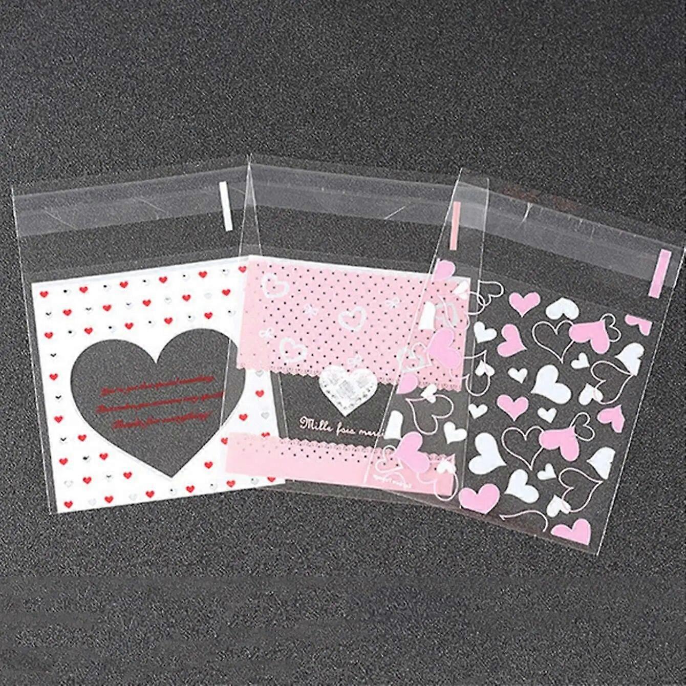 100pcs Love Candy Packaging Bag - Random Colors and Styles
