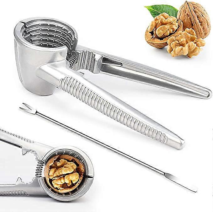 ZK-Nutcracker Nutcracker walnut hazelnut nut clip tool zinc alloy multi-function 4-1 household nutcracker with fork nuts