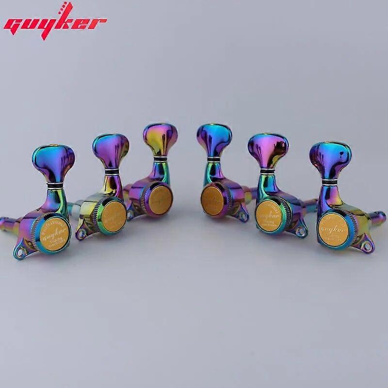 Chameleon Rainbow Locking Stämskruvar Gitarr Stämpinnar Elgitarr Stämskruvar