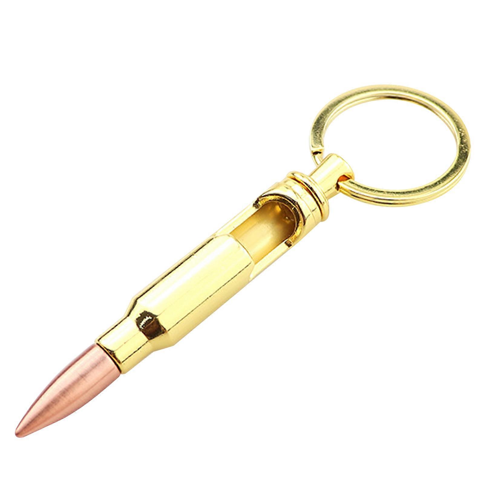 弾丸ヘッドボトルオープナー・栓抜きキーホルダー金属ビール栓抜きキーホルダー