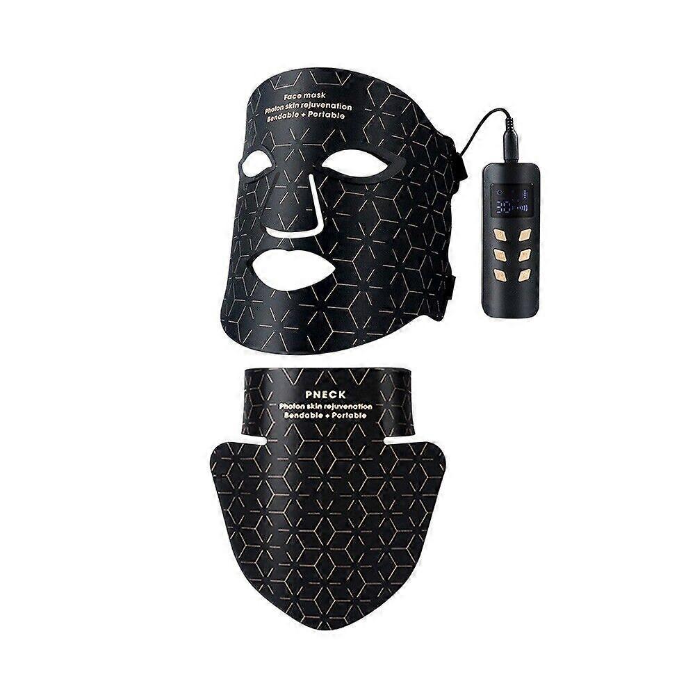 Maschera per il viso di bellezza con fototerapia a LED Maschera in silicone antirughe per ringiovanimento della pelle