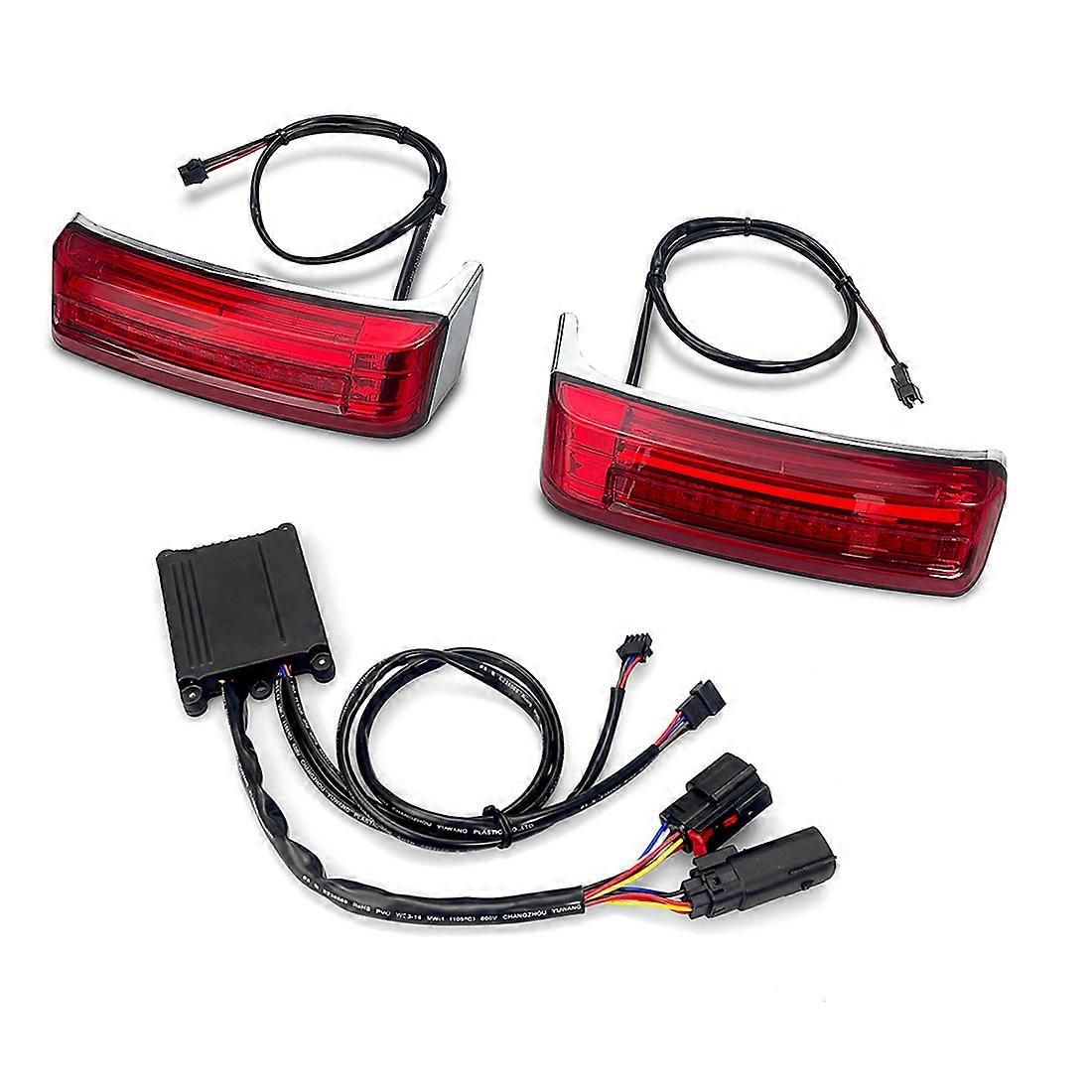 For harley FLTRUSE Signature LED Saddlebag Run/Brake/Turn Lamp for harley Touring FLHTCU FLHTK FLTRU FLHX FLHR 2014-2022