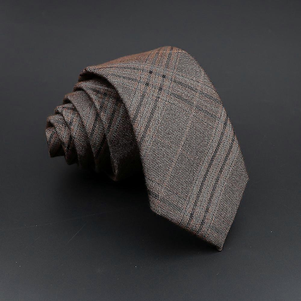 ربطات عنق رجالي 6 سنتيمتر كلاسيك بوليستر مصنوع يدويا ربطة عنق رفيعة مخطط طوق ضيق نحيف أسود رمادي أزرق ربطة عنق كاجوال منقوشة هدية #14092