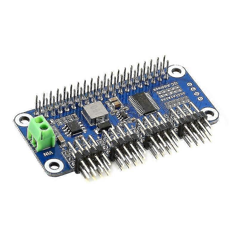 Servo Driver Hat (b) For Jetson Nano And Zero With 16-channel 12-bit I2c Interface Right Angle Pin