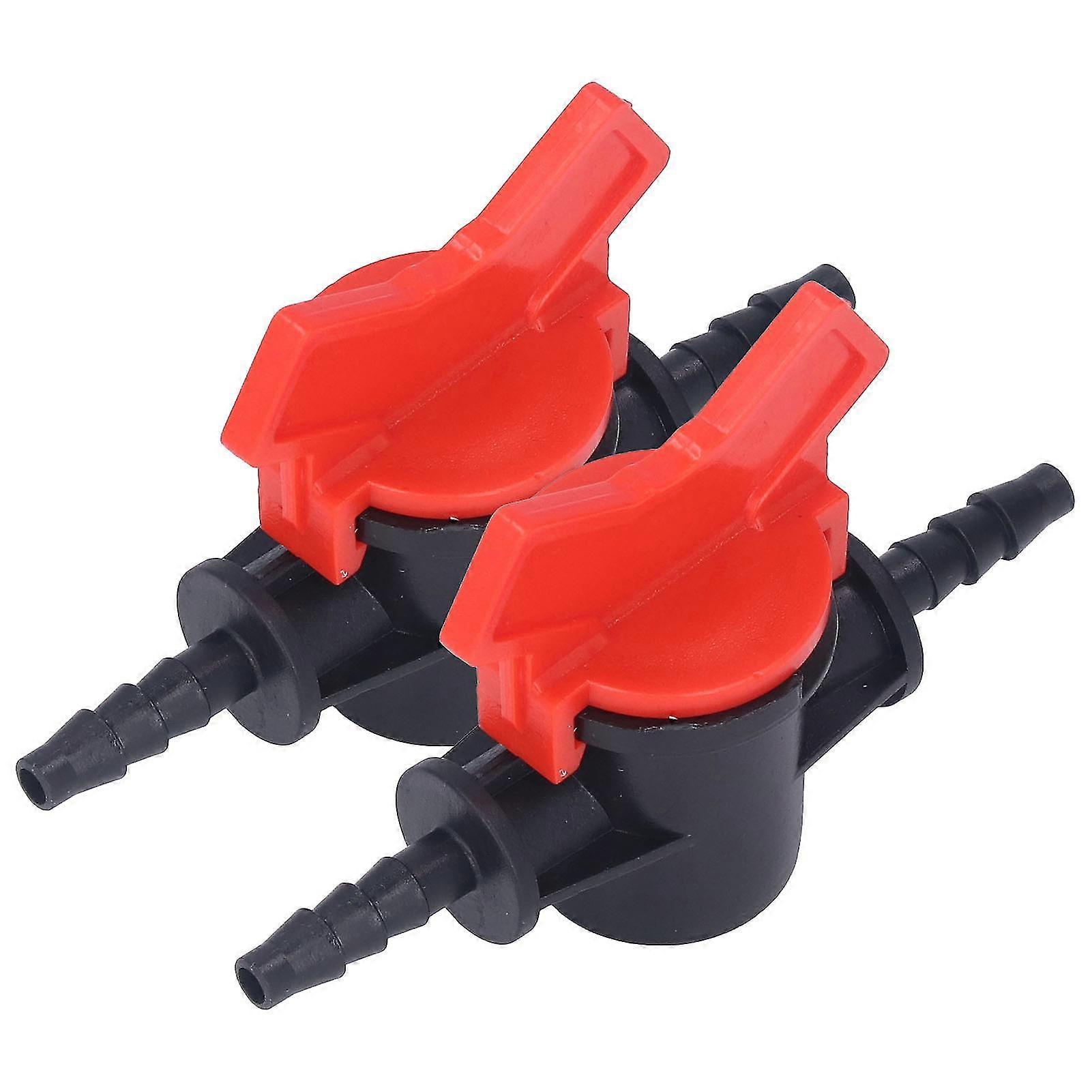 Flow Regulator Stop Valve 4mm Outer Diameter Liquid Control 2PCS ABS Plastic Water Pump