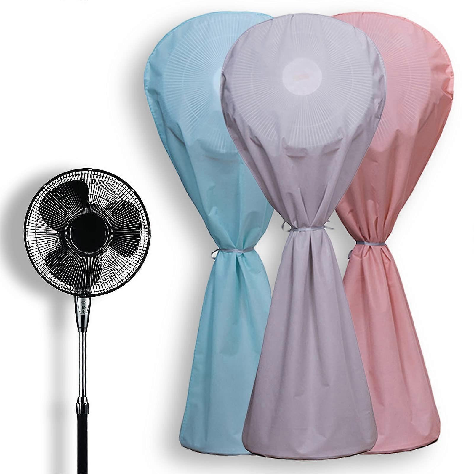 Pack of 3 All Inclusive Dust Cover Fan, Round Protective Cover for Electric Fans, Floor Fan Cover Protector, for Standing