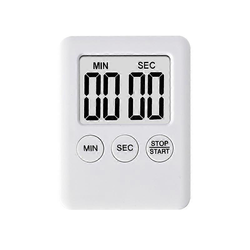 Digital timer with magnet - kitchen timer white