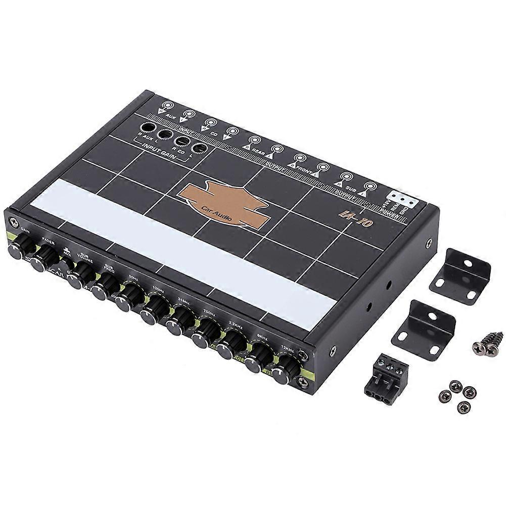 Auto 7 Bands Audio Bass Restaurierung Digital Equalizer Audio Control IA-10