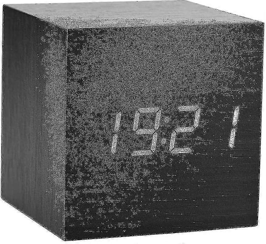Modern Wooden Cube Clock